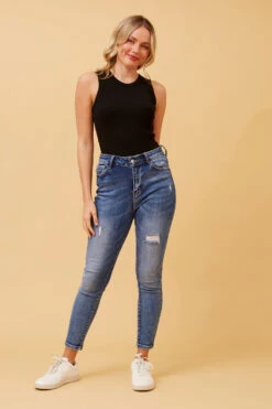 ROSEMARY RIBBED SINGLET -Femme Connection Sales 8810d1fa81c1191b9f4e5a20280041ef