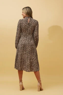 Stella SWEETIE ANIMAL PRINT MIDI DRESS -Femme Connection Sales 88fc045fac33bd721e6f1d011ecd1a96