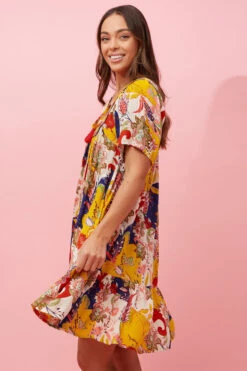 HONDA FLORAL BOHO BABYDOLL DRESS 14 HONDA FLORAL BOHO BABYDOLL DRESS -Femme Connection Sales 8ab0153dfeb1b2b33274559404d7579b