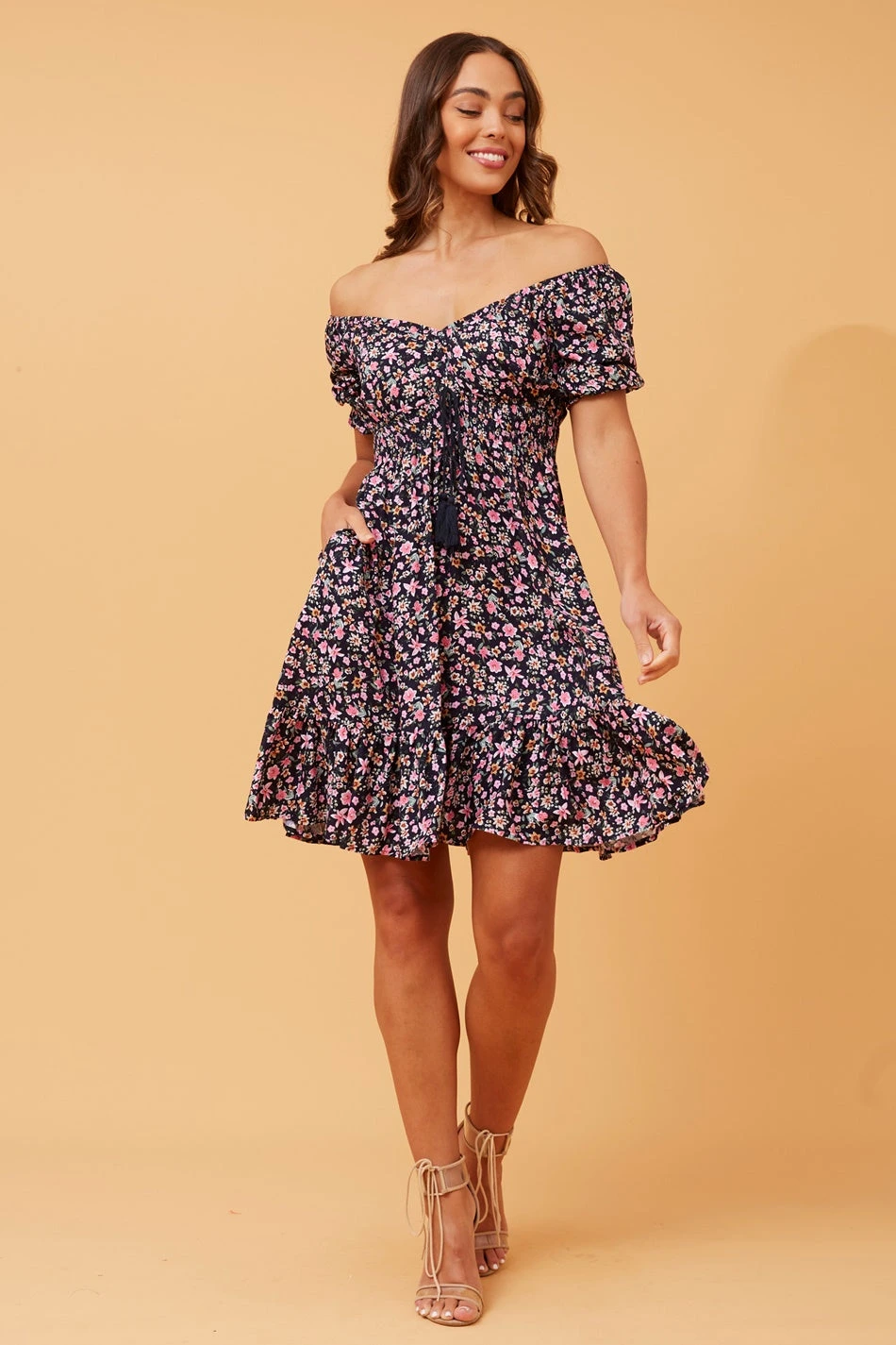 JAISY DITSY FLORAL SHORT DRESS 6 JAISY DITSY FLORAL SHORT DRESS - Image 4