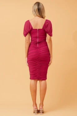 FELICITY RUCHED BODYCON DRESS -Femme Connection Sales 8b8a8d092f6ed8bae8004051773c682a