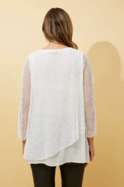 JAYLIN DOUBLE LAYERED TOP 27 JAYLIN DOUBLE LAYERED TOP -Femme Connection Sales 8bc6548bcaa9646fca3524f533f09f50