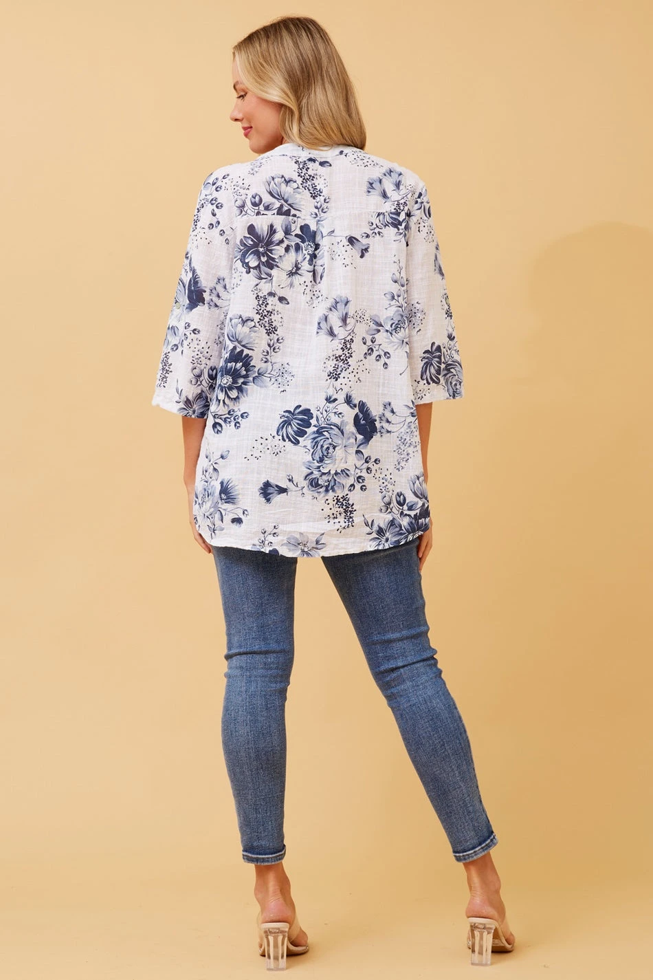 IMOGEN FLORAL LINEN TOP 8 IMOGEN FLORAL LINEN TOP - Image 6