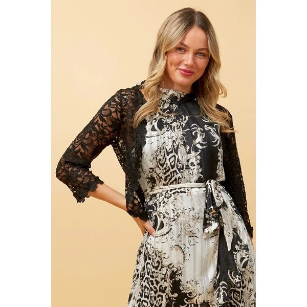JUSTINE FLORAL SEQUIN LACE CARDIGAN 15 JUSTINE FLORAL SEQUIN LACE CARDIGAN - Image 13