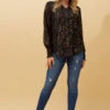 ROMITA FOIL PRINT BLOUSE -Femme Connection Sales 8cea026e7e75f674ff78cf08daf3acdb