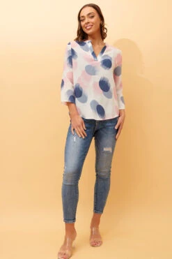 Stella SPICY POLKA DOT BLOUSE -Femme Connection Sales 8cfdee9b0c506f3da8f4b2501e0b4f83
