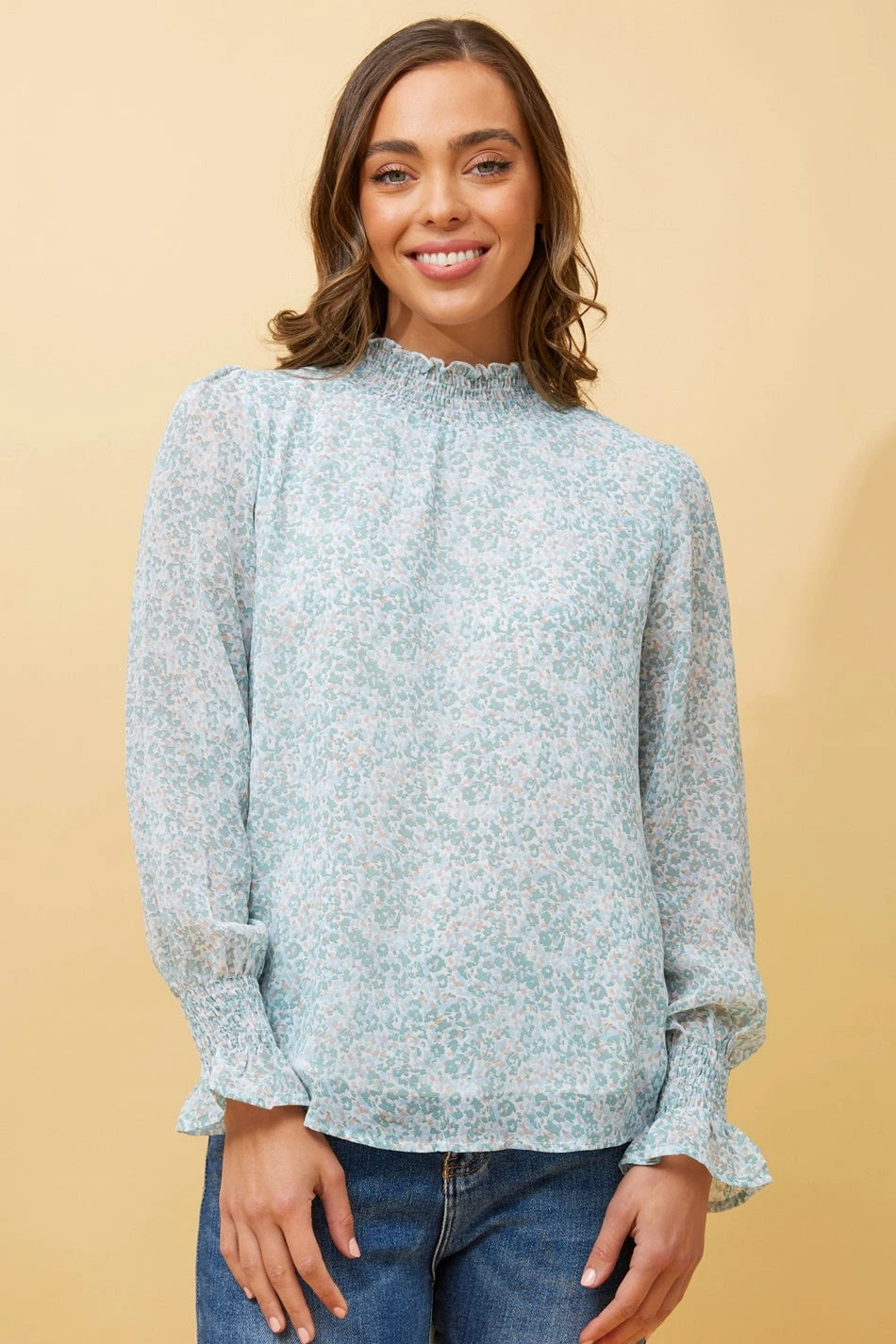 Stella DIANA ABSTRACT PRINT BLOUSE 3 Stella DIANA ABSTRACT PRINT BLOUSE