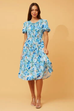 SIREN FLORAL MIDI DRESS -Femme Connection Sales 8dc011ad52304107d7dcd1de08424a65