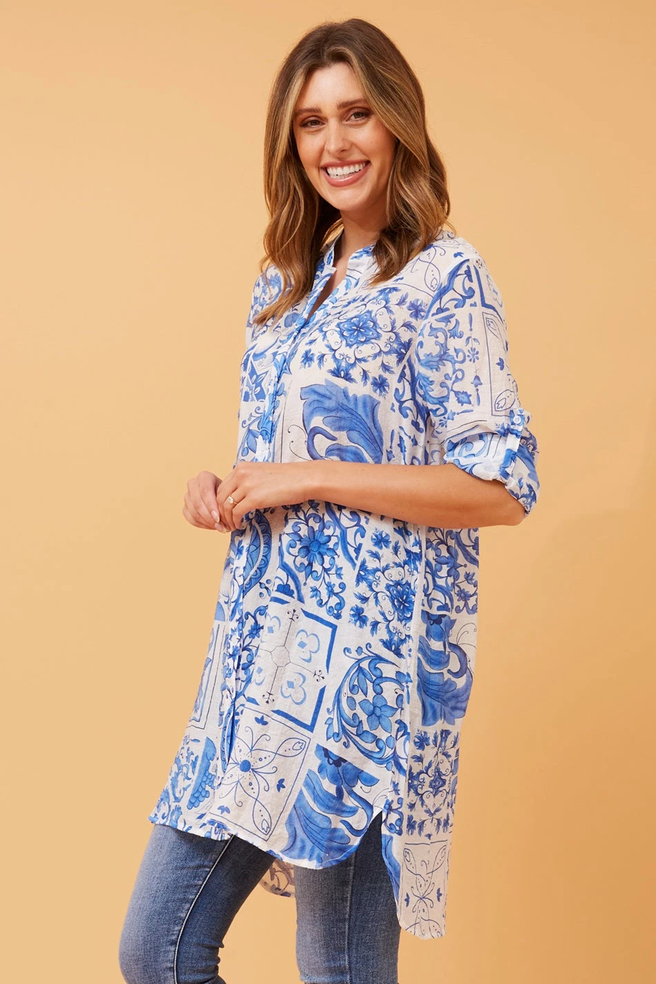 JANSON BOHO HI LOW TUNIC 7 JANSON BOHO HI LOW TUNIC - Image 5