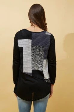 BOBBI DOUBLE LAYER COLOUR BLOCK TOP -Femme Connection Sales 8ebcc7259a7877bbbd4e4ee76f05c3b1