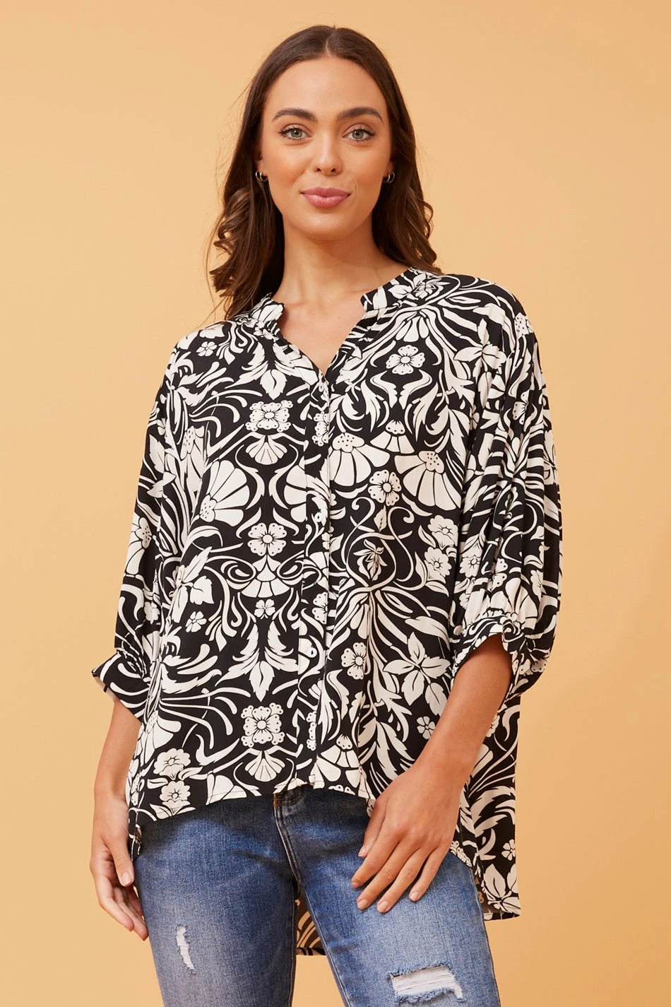 BELINA FLORAL PRINT TOP 5 BELINA FLORAL PRINT TOP - Image 3