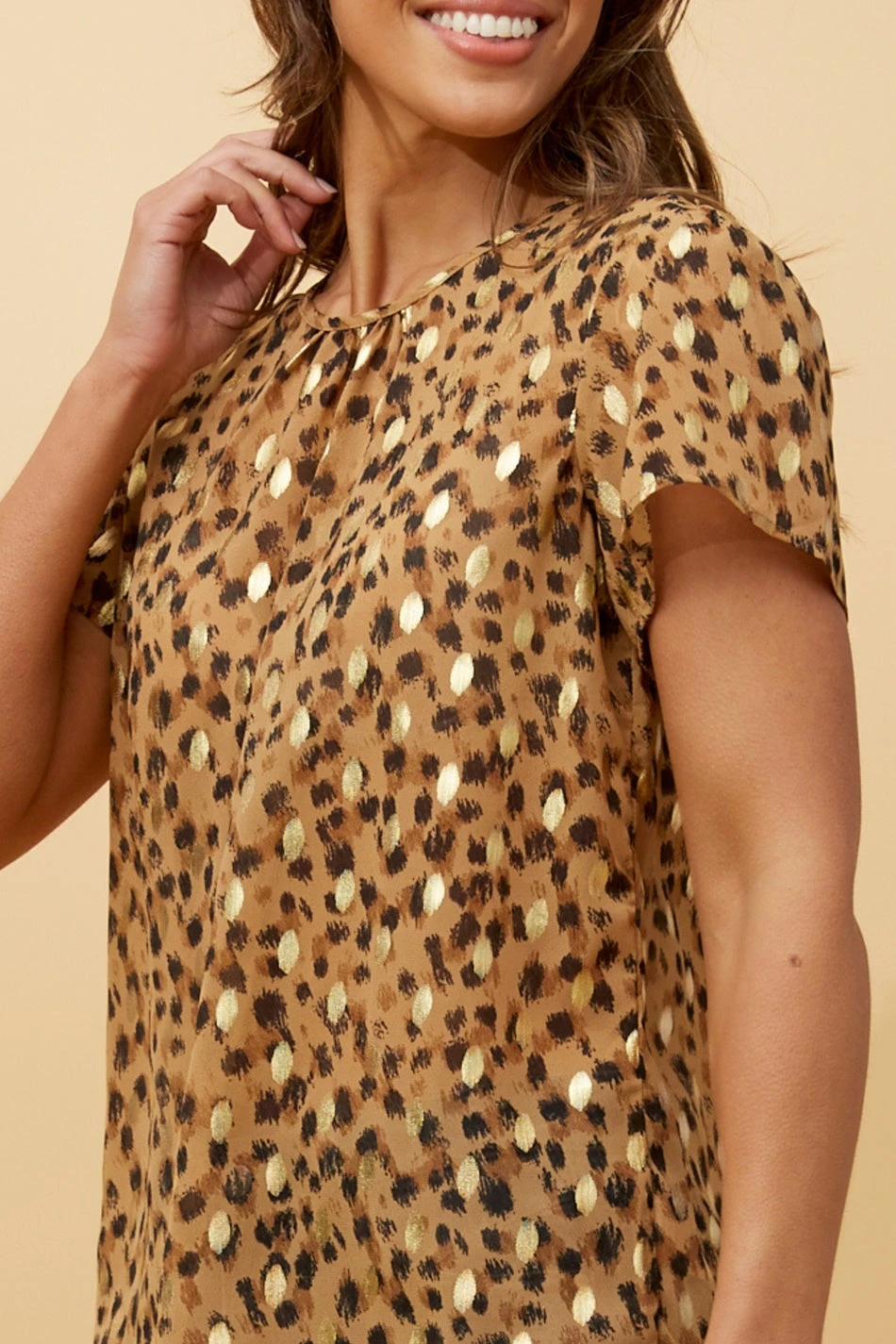 VITTIE ANIMAL FOIL PRINT TOP 9 VITTIE ANIMAL FOIL PRINT TOP - Image 7