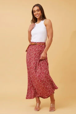 BETTY FLORAL BOHO MAXI SKIRT -Femme Connection Sales 901b73c04e80b3e42bc2240d5acdbfd1