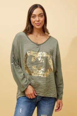 LUCCA GRAPHIC PRINT TOP -Femme Connection Sales 911d74403491873670af71771c0ce52d