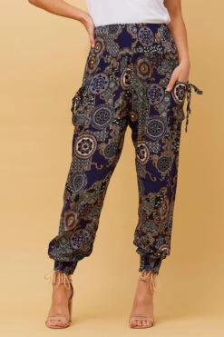 FESTIVE BOHO HAREM PANTS -Femme Connection Sales 912a587198feb25067d939e49266ba91