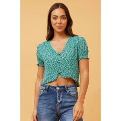 JAZELLE FLORAL TOP -Femme Connection Sales 91a97c1492ab775e3d1726041e1951df