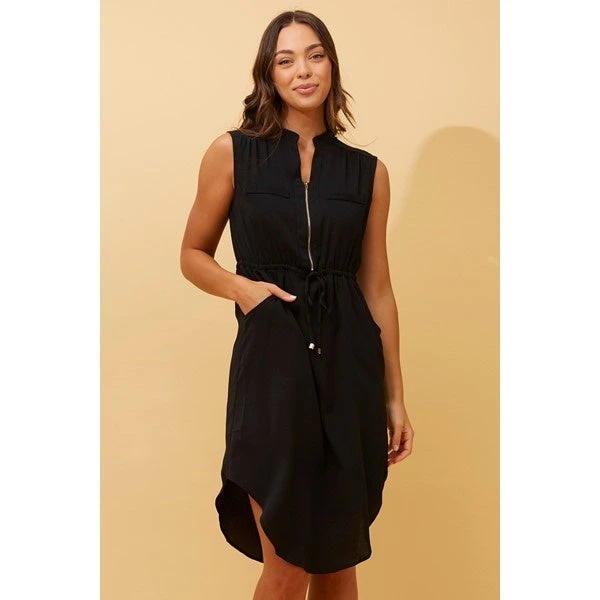 AMY ZIP FRONT SHORT DRESS 10 AMY ZIP FRONT SHORT DRESS - Image 8