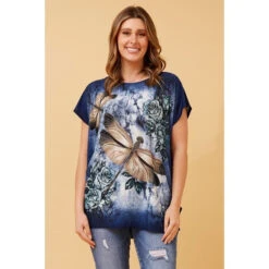 EXCELINA DRAGONFLY PRINT TOP 35 EXCELINA DRAGONFLY PRINT TOP -Femme Connection Sales 92ca901b7e949ce8a85da5af9ee47d50