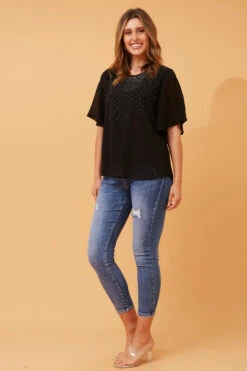 NEESHA DIAMANTE DETAIL TOP 13 NEESHA DIAMANTE DETAIL TOP -Femme Connection Sales 93752b7bc3500258607e789c63729385