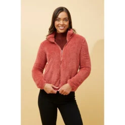 LYN ZIP FRONT FAUX FUR JACKET -Femme Connection Sales 93c94ea9fc873c55d2d7f8aa58c1bf4a