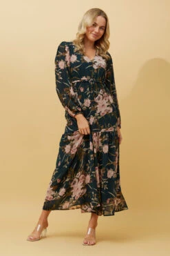 CRYSTELLE FLORAL MAXI DRESS -Femme Connection Sales 9420ad3427d35c29a4ad23fafa383728