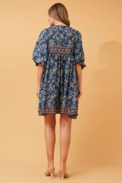 MOLLY FLORAL BOHO SHORT DRESS -Femme Connection Sales 9465bb6ca8dbdcf38276e25e274c1af0