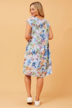 SISLEY FLORAL LINEN SHIFT DRESS 21 SISLEY FLORAL LINEN SHIFT DRESS -Femme Connection Sales 94d0c9807e68cb678b7b5d486df13579