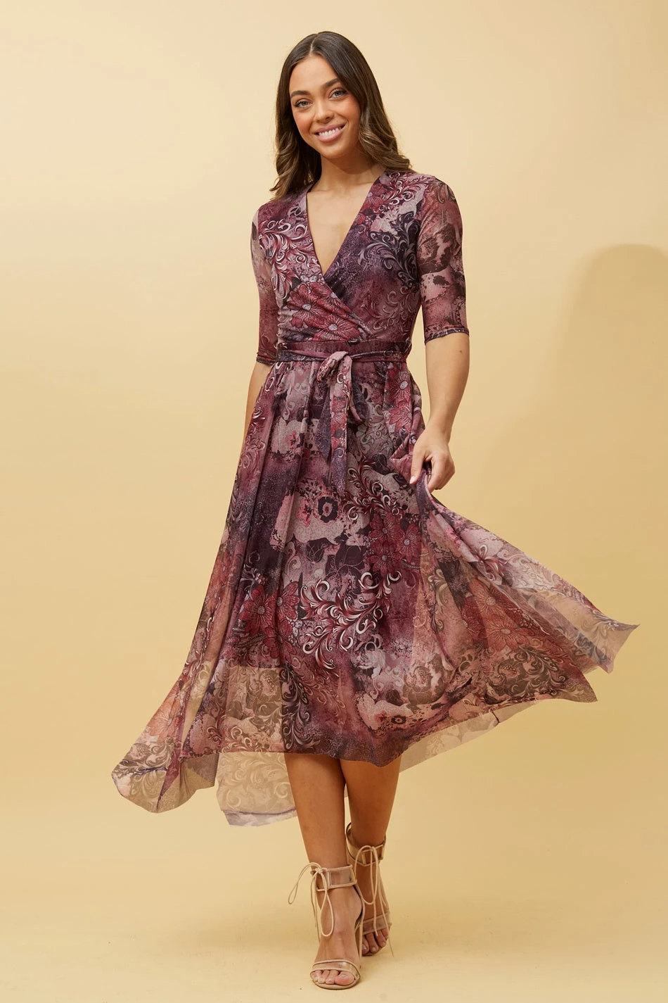 LUELLA FLORAL MIDI DRESS 5 LUELLA FLORAL MIDI DRESS - Image 3