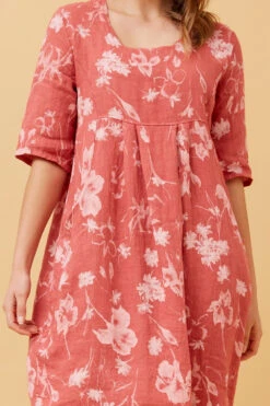 PISA LINEN FLORAL SHORT DRESS -Femme Connection Sales 9501807c586c6f563c8f5e5653451043