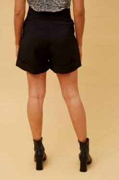 MOCK BELT SHORTS -Femme Connection Sales 96e2c05611ff1566f1eb21cec5858398