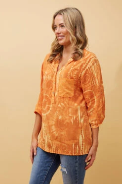 ROSETTA SEQUIN TIE DYE DETAIL TOP -Femme Connection Sales 980cd802dce34d6dfe1382fef18c8074