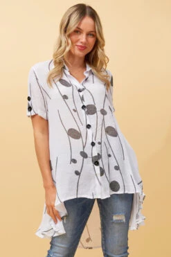 TRISH HI LOW HEM TUNIC -Femme Connection Sales 984795f49b2e43a2d8a54a260979d89a