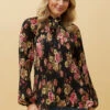 PETA FLORAL PLEATED BLOUSE 1 PETA FLORAL PLEATED BLOUSE -Femme Connection Sales 98963497e6f1844182d4ee2a93a648eb