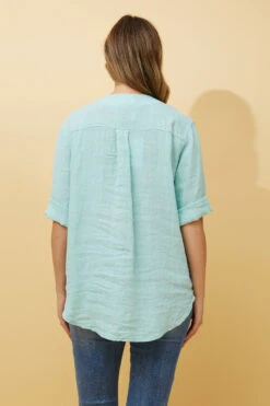 PALERMO BUTTON DETAIL LINEN TOP 28 PALERMO BUTTON DETAIL LINEN TOP -Femme Connection Sales 999683738bd8d6b944c5d142f21f7faf