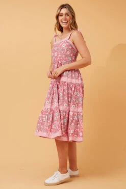 RADA FLORAL MIDI DRESS -Femme Connection Sales 99a091d26873d672514751e348c66731