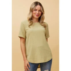 MISTY SHORT SLEEVE TEXTURED TOP -Femme Connection Sales 99aa2b7bdd37ffb0b84a54bf1d1863f7