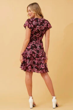 ALBA FLORAL SHORT DRESS 16 ALBA FLORAL SHORT DRESS -Femme Connection Sales 99f4b31ea2cecd1c8acefff144bedba9