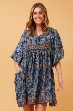 MOLLY FLORAL BOHO SHORT DRESS