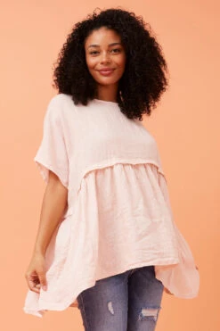 FAYOLA OVERSIZED LINEN TOP 36 FAYOLA OVERSIZED LINEN TOP -Femme Connection Sales 9beb6498aa3ff42fbac73edc02cf76ce
