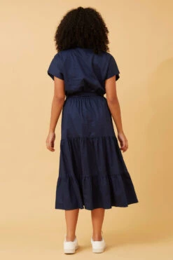 SHANTI TIERED SHIRT DRESS -Femme Connection Sales 9c11e9912e32d02b12b09d59074f662d
