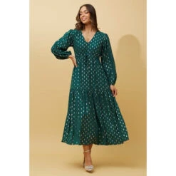 CRYSTELLE TEARDROP FOIL PRINT MAXI DRESS -Femme Connection Sales 9c610b57635d3d9e430aa28f21950bc0
