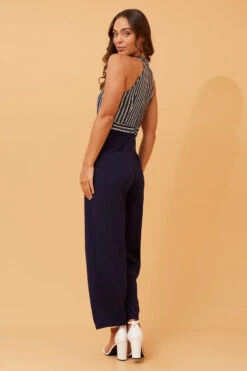 Stella FAYETTE GLITTER HALTERNECKJUMPSUIT -Femme Connection Sales 9c8ad343f2ae9cc0d32ce9324459d2da
