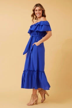 MAXINE OFF SHOULDER MAXI DRESS -Femme Connection Sales 9c902fd91cb31d9064716983c0e4e4bf