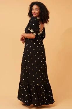 CHRISTINA SEQUIN POLKA DOT MAXI DRESS -Femme Connection Sales 9d3e2eee5c32236d54fa54062b04a73d