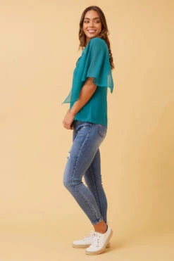 LEILANI SPLIT SLEEVE TOP -Femme Connection Sales 9dd3b33e7fac27d3f9b24fa525179509