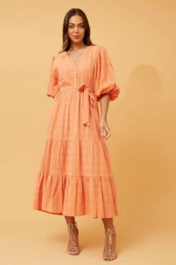 RIANNE TIERED MIDI DRESS -Femme Connection Sales 9e5c148e7f97ee046716b394a9098bb9