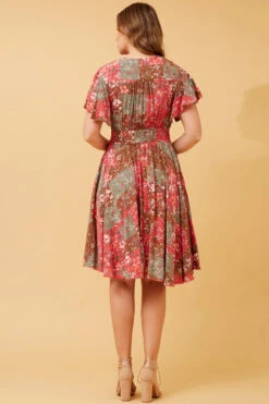 SANDY FLORAL BOHO SHORT DRESS -Femme Connection Sales 9e76de181d89d9ac67d810e838cfefcc