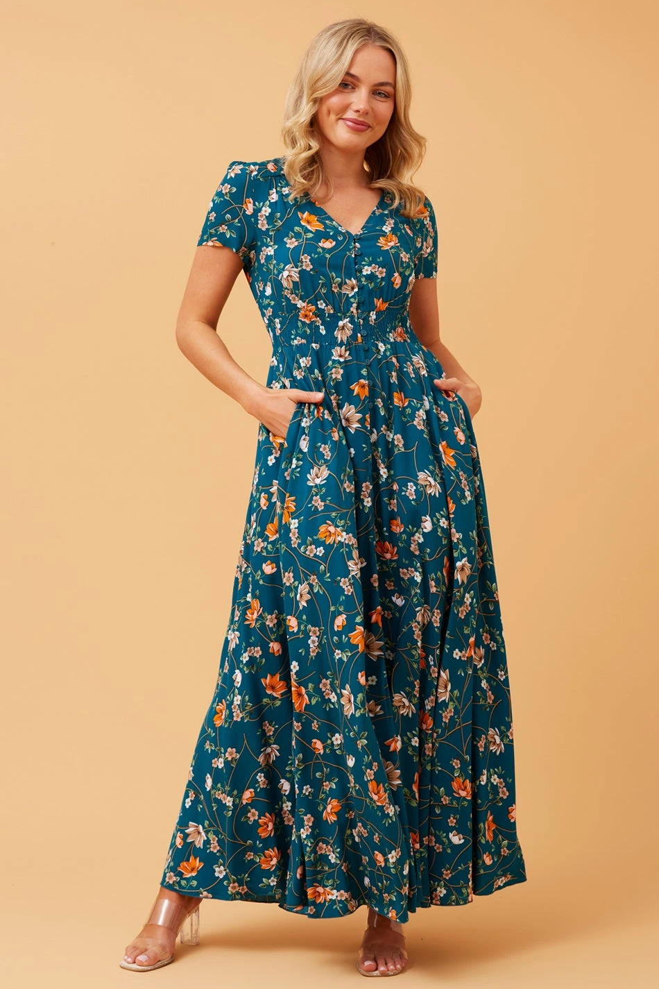 MEGAN FLORAL MAXI DRESS 4 MEGAN FLORAL MAXI DRESS - Image 2