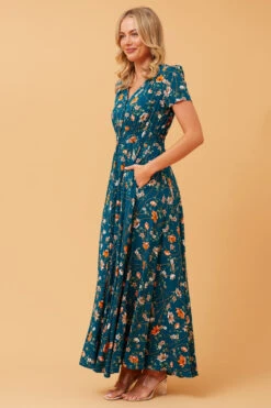 MEGAN FLORAL MAXI DRESS 13 MEGAN FLORAL MAXI DRESS -Femme Connection Sales a0caff697ae943ba137eab0fc4ada184