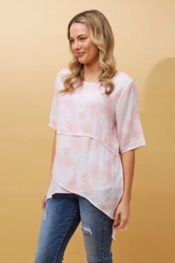 DOUBLE LAYER ASYMMETRICAL HEM TOP -Femme Connection Sales a1184b6a5941bdedf198b8078b4299f1